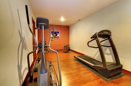 Finished Basement Exercise Room